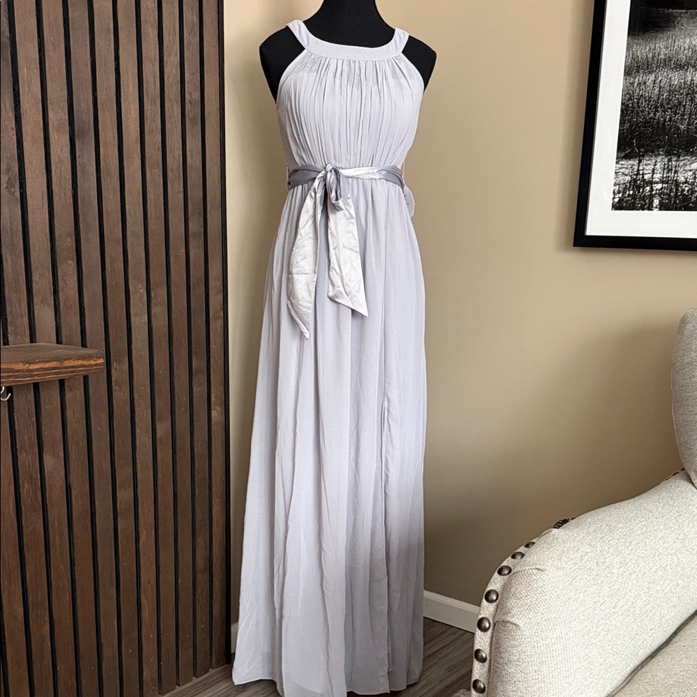 Little Mistress Dusty Purple Maxi Dress